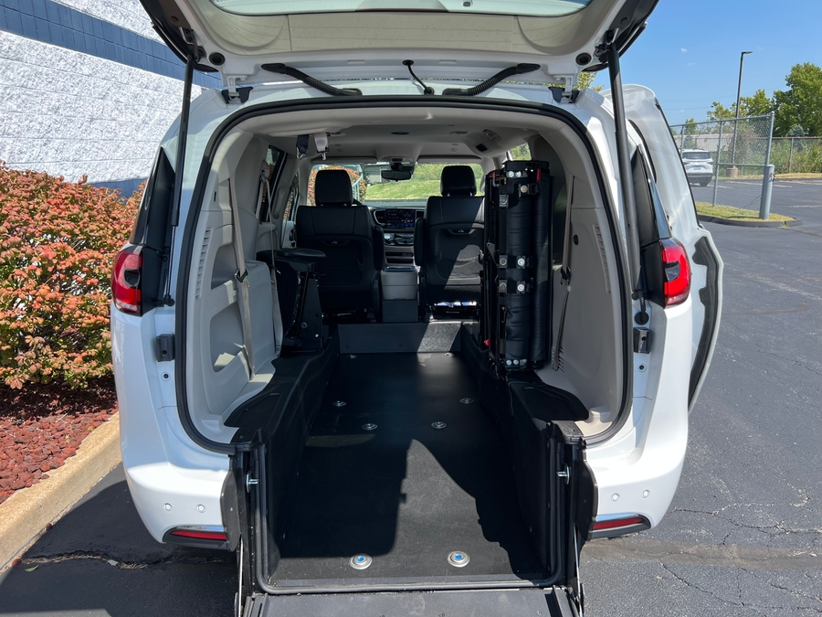 Used 2024 Chrysler Pacifica Touring L - BraunAbility Rear Entry Fold Out Manual Ramp