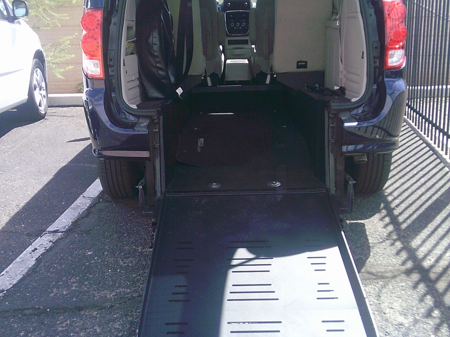 Used 2016 Dodge Grand Caravan SE - BraunAbility Rear Entry Fold Out Manual Ramp