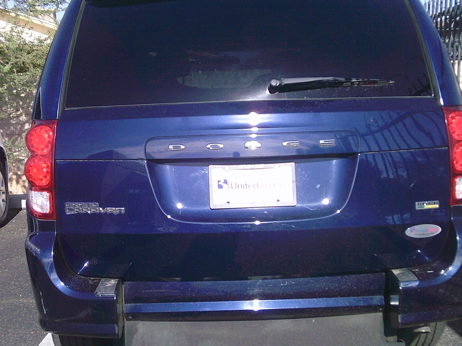 Used 2016 Dodge Grand Caravan SE - BraunAbility Rear Entry Fold Out Manual Ramp