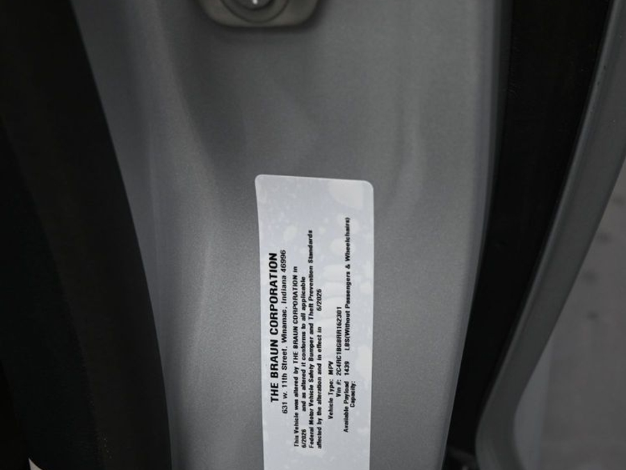 Used 2024 Chrysler Pacifica Touring L - BraunAbility Rear Entry Fold Out Manual Ramp