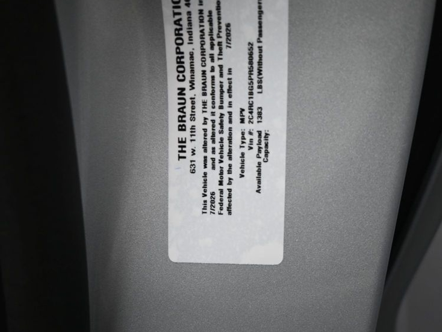 Used 2023 Chrysler Pacifica Touring L - BraunAbility Rear Entry Fold Out Manual Ramp
