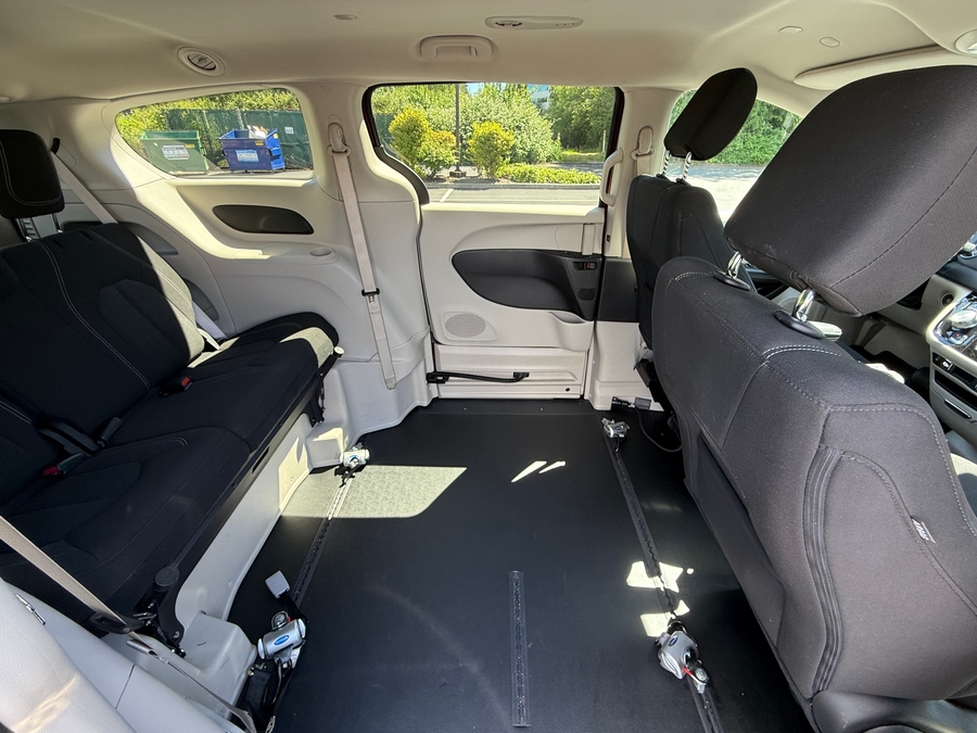 Used 2023 Chrysler Voyager LX Base - BraunAbility Side Entry Fold Out Automatic Ramp