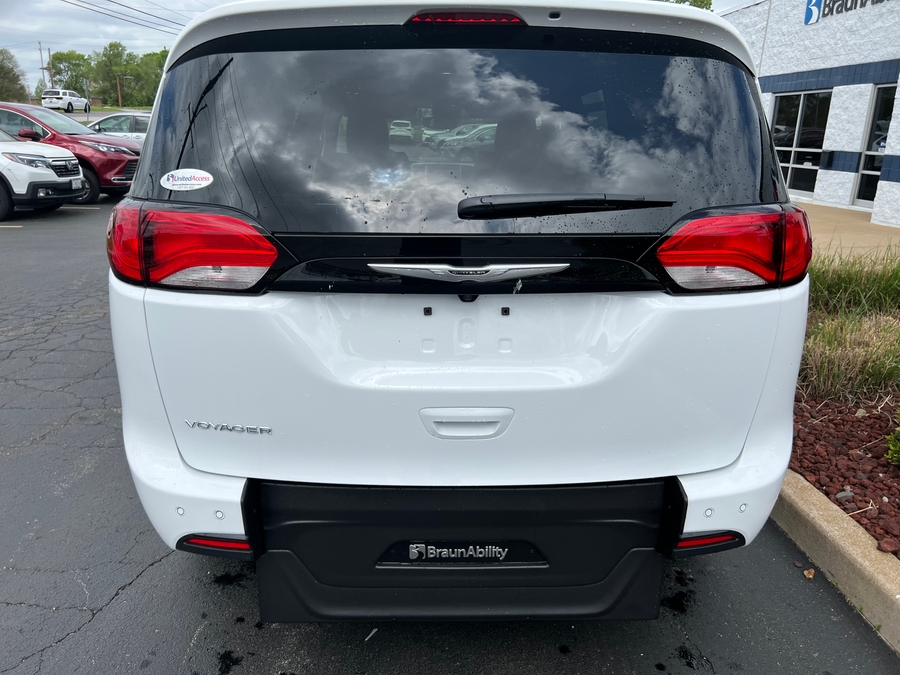 New 2025 Chrysler Voyager LX - BraunAbility Commercial Rear Entry Entry Fold Out Manual Ramp