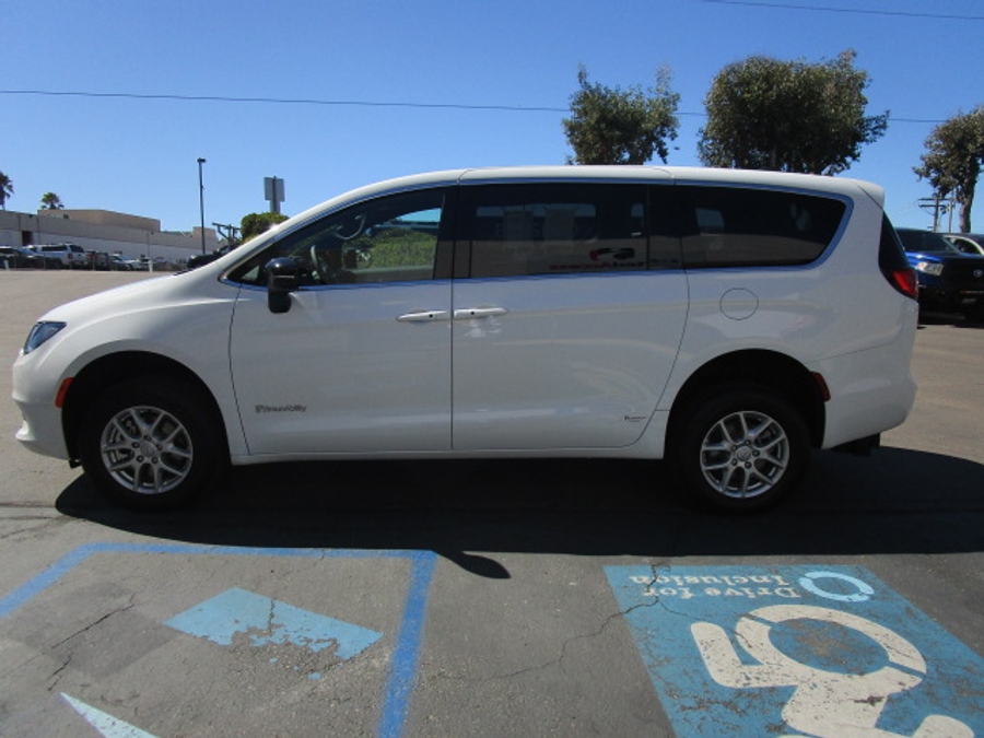 New 2025 Chrysler Voyager LX - BraunAbility Commercial Rear Entry Entry Fold Out Manual Ramp