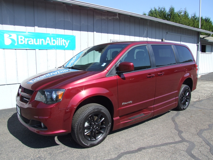 Used 2019 Dodge Grand Caravan GT - BraunAbility Side Entry Fold Out Automatic Ramp