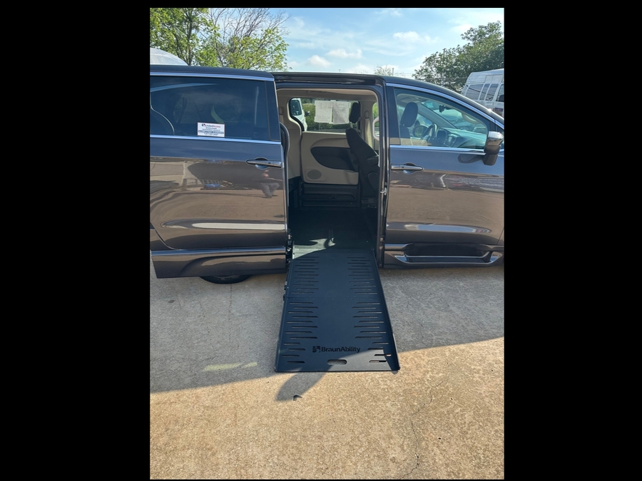 Used 2023 Chrysler Voyager LX - BraunAbility Side Entry Entry Fold Out Automatic Ramp