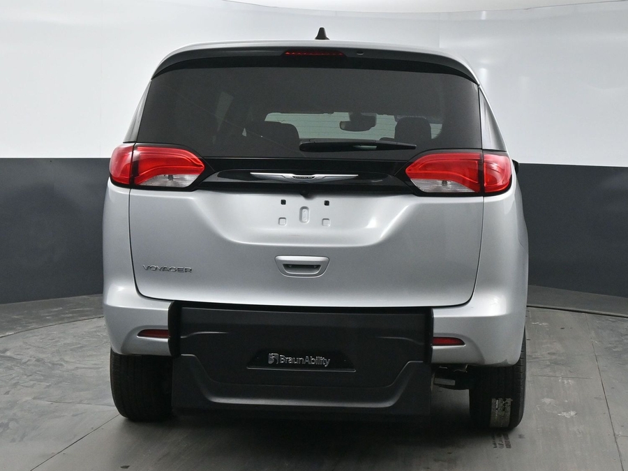 Used 2023 Chrysler Voyager LX CPO - BraunAbility Rear Entry Entry Fold Out Manual Ramp