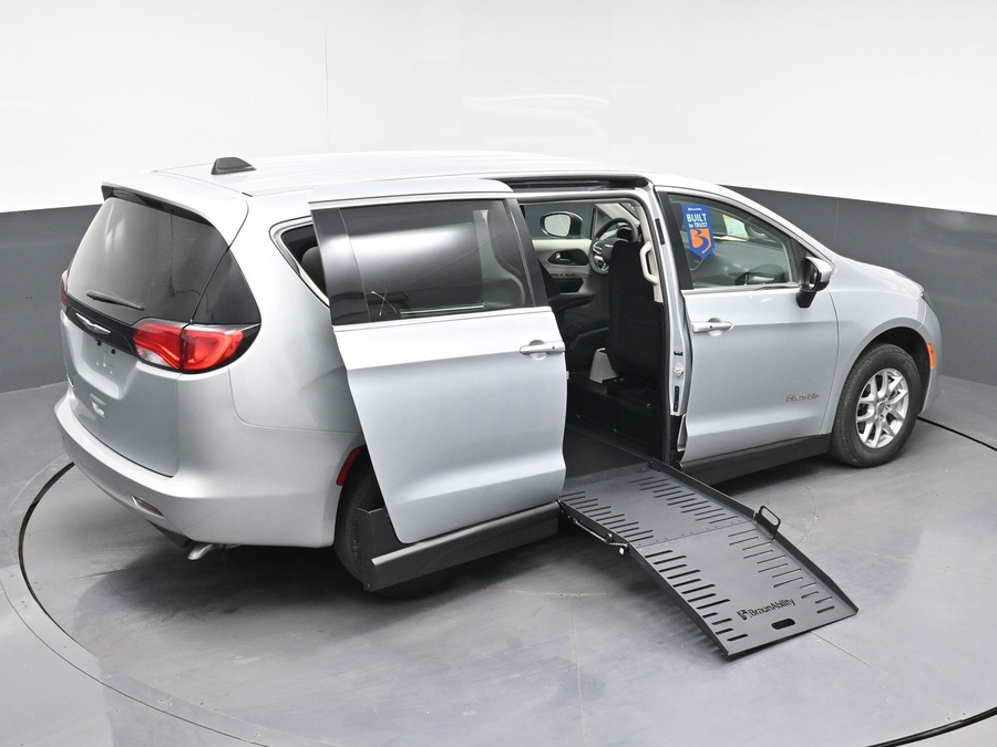 Used 2023 Chrysler Voyager LX - BraunAbility Side Entry Fold Out Manual Ramp