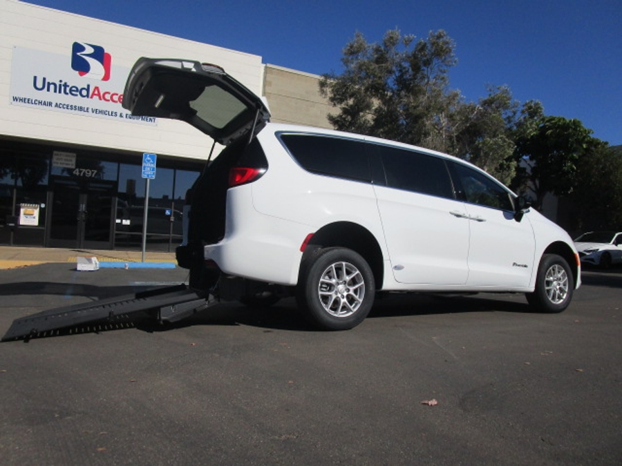 New 2025 Chrysler Voyager LX - BraunAbility Commercial Rear Entry Entry Fold Out Manual Ramp
