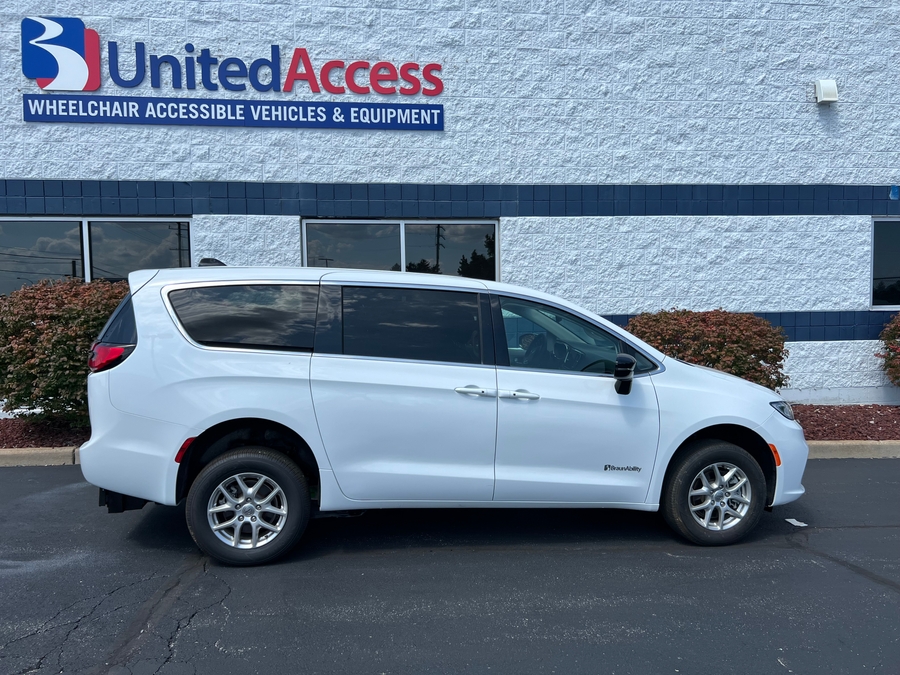 Used 2024 Chrysler Pacifica Touring L - BraunAbility Rear Entry Fold Out Manual Ramp