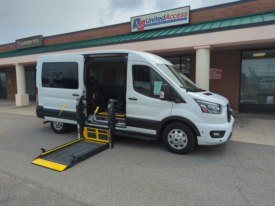 Used 2024 Ford Transit 350 XLT MR Pass AWD - OTH Side Entry Lift Automatic Ramp