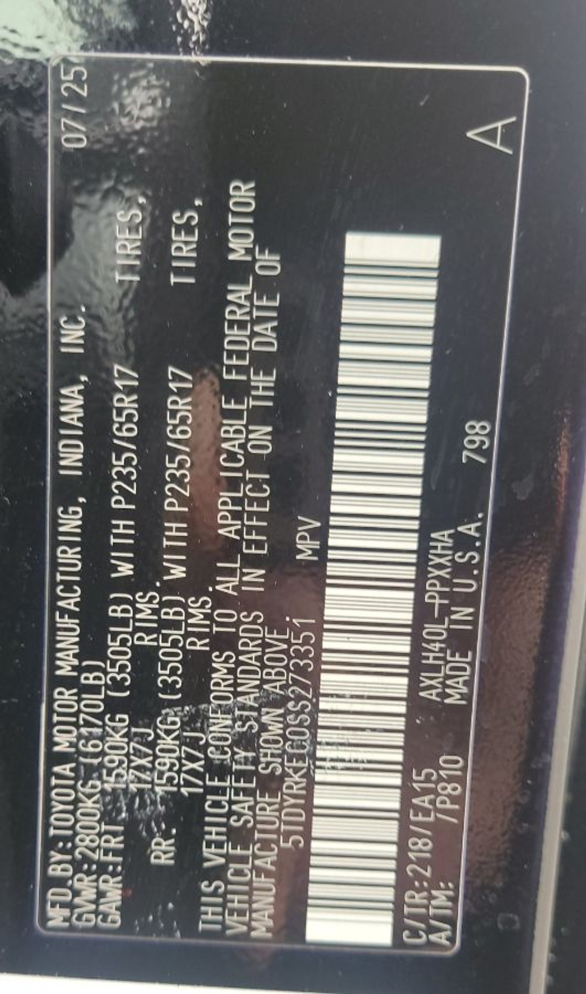 2025 TOYOTA SIENNA - Image 19