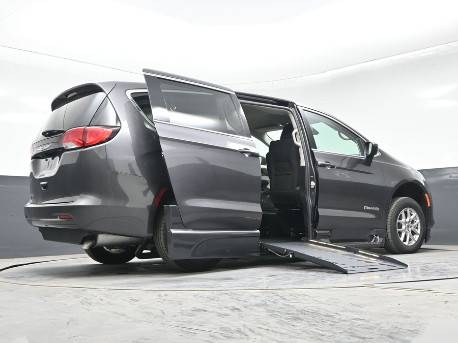 Used 2023 Chrysler Voyager LX - BraunAbility Side Entry Fold Out Automatic Ramp