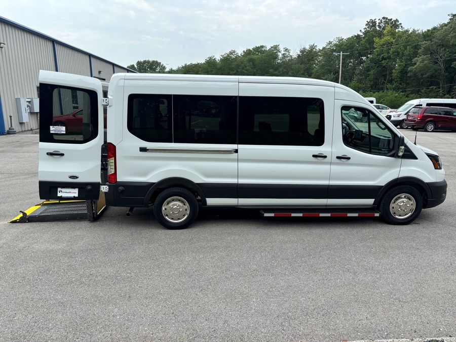 New 2025 Ford Transit 350 XL - Master's Transportation Commercial Rear Entry Lift Automatic Ramp