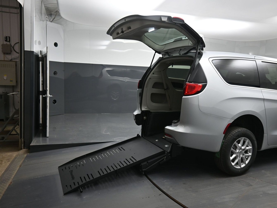 Used 2024 Chrysler Voyager LX - BraunAbility Rear Entry Entry Fold Out Manual Ramp
