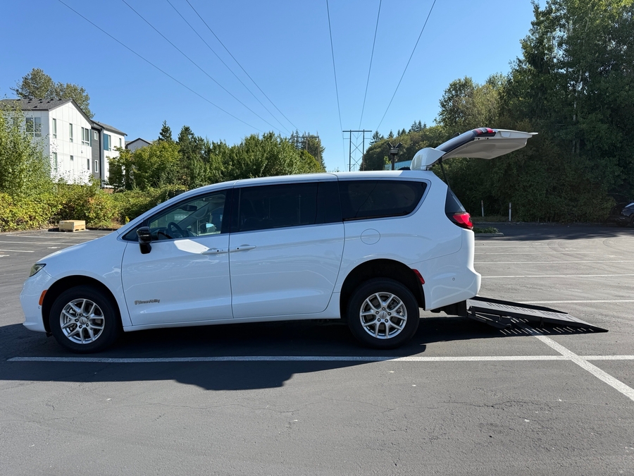 Used 2024 Chrysler Pacifica Touring L - BraunAbility Rear Entry Fold Out Manual Ramp