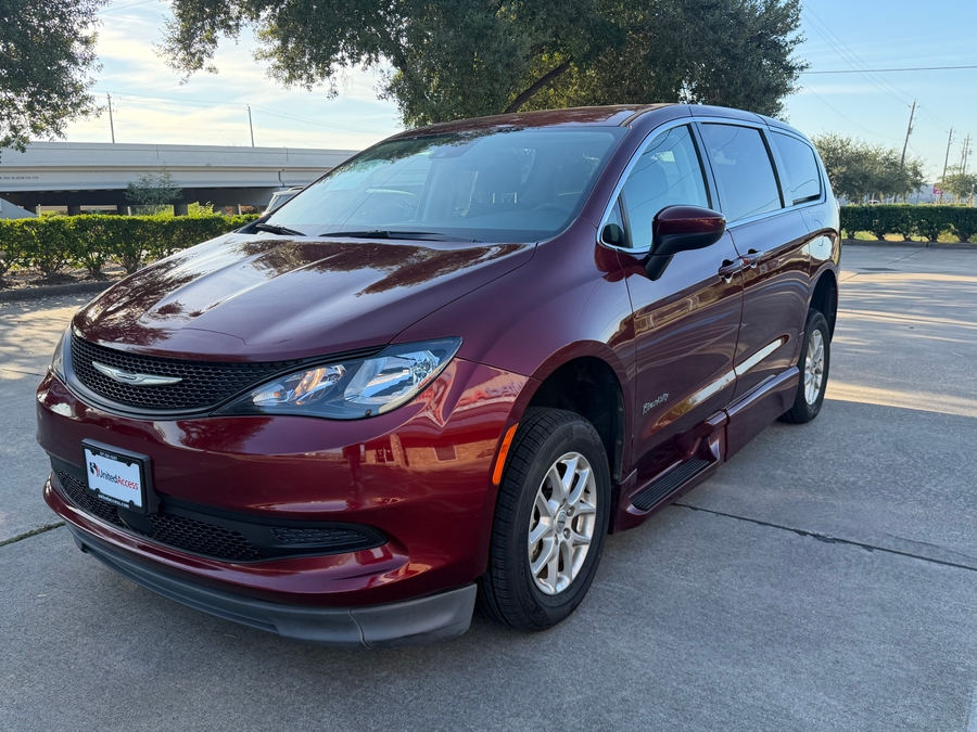 Used 2023 Chrysler Voyager LX - BraunAbility Side Entry Fold Out Automatic Ramp