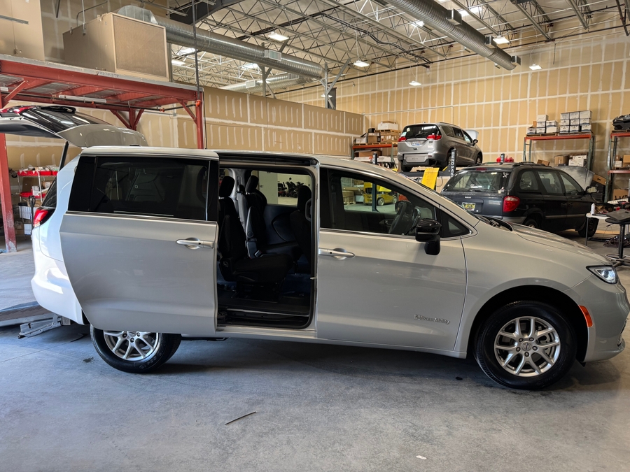 Used 2024 Chrysler Pacifica Touring - BraunAbility Rear Entry Fold Out Manual Ramp