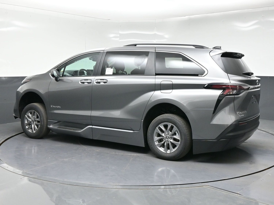 Grey Toyota Sienna with Side Entry Automatic Fold Out ramp