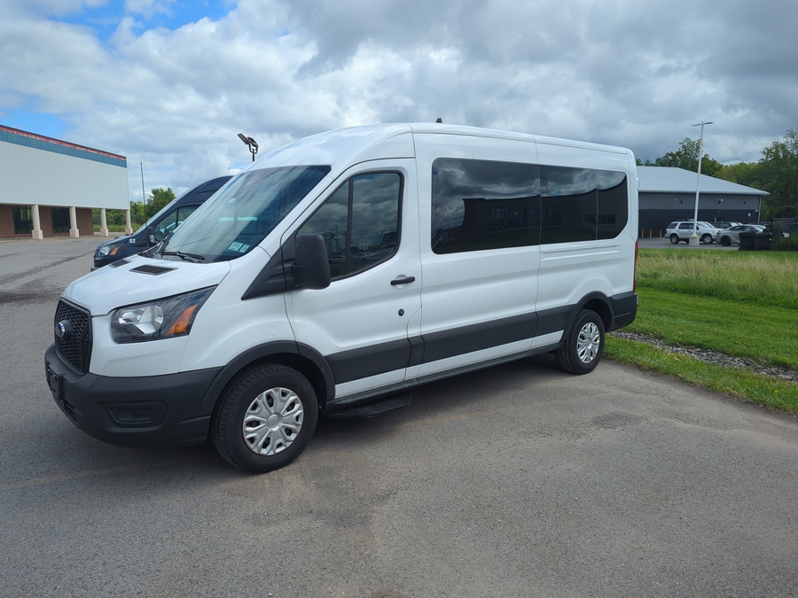 Used 2023 Ford Transit 150 2WD, MID ROOF, 148WB, REAR CENTURY LIFT, FP 204 - SUNSET VANS Rear Entry Lift Automatic Ramp