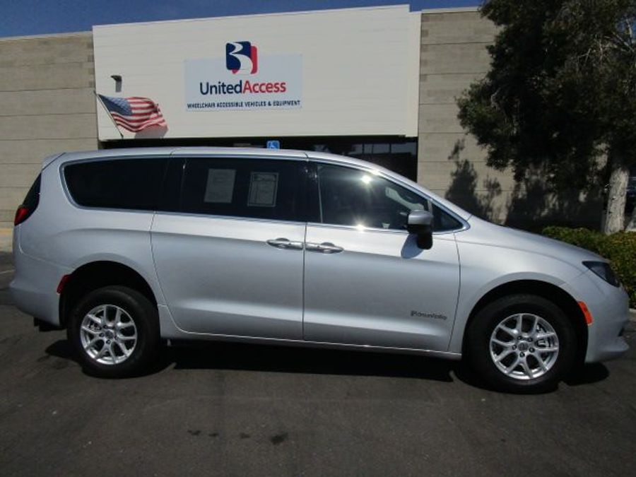 Used 2022 Chrysler Voyager LX - BraunAbility Rear Entry Entry Fold Out Manual Ramp