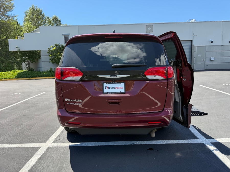 Used 2023 Chrysler Voyager LX Base - BraunAbility Side Entry Fold Out Automatic Ramp