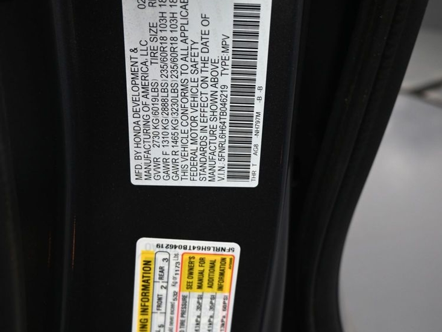 New 2026 Honda Odyssey EX-L - BraunAbility Side Entry In Floor Automatic Ramp