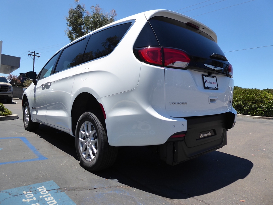 New 2026 Chrysler Voyager LX - BraunAbility Commercial Rear Entry Fold Out Manual Ramp