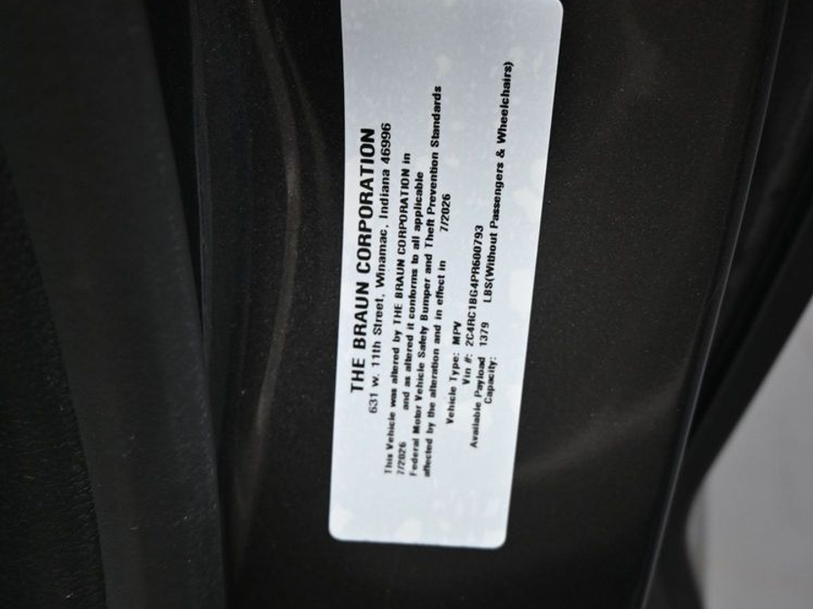 Used 2023 Chrysler Pacifica Touring L - BraunAbility Rear Entry Fold Out Manual Ramp