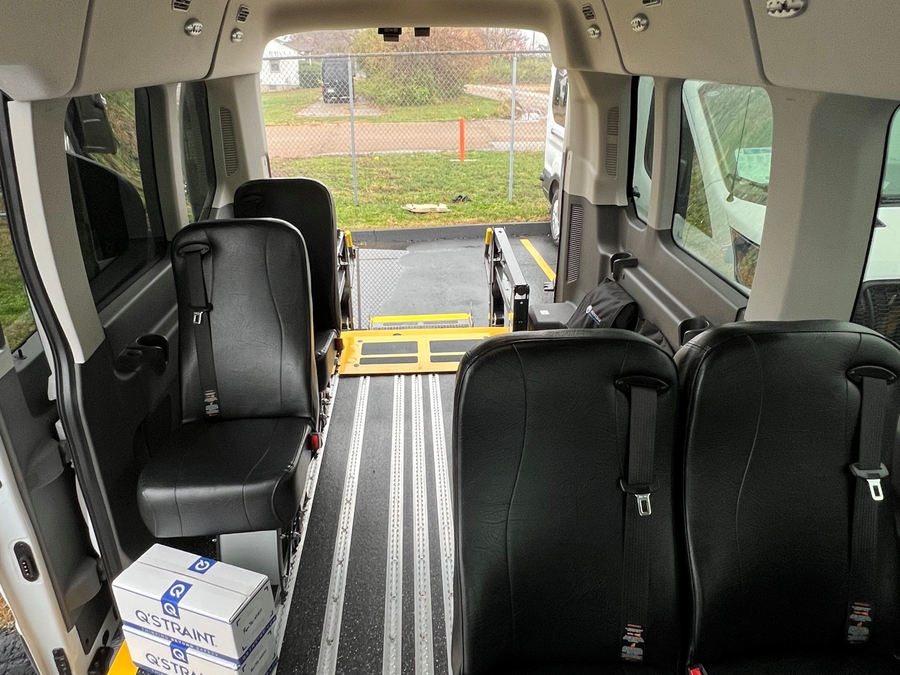 New 2026 Ford Transit 350 XL - DRIVERGE Commercial Rear Entry Entry Lift Automatic Ramp