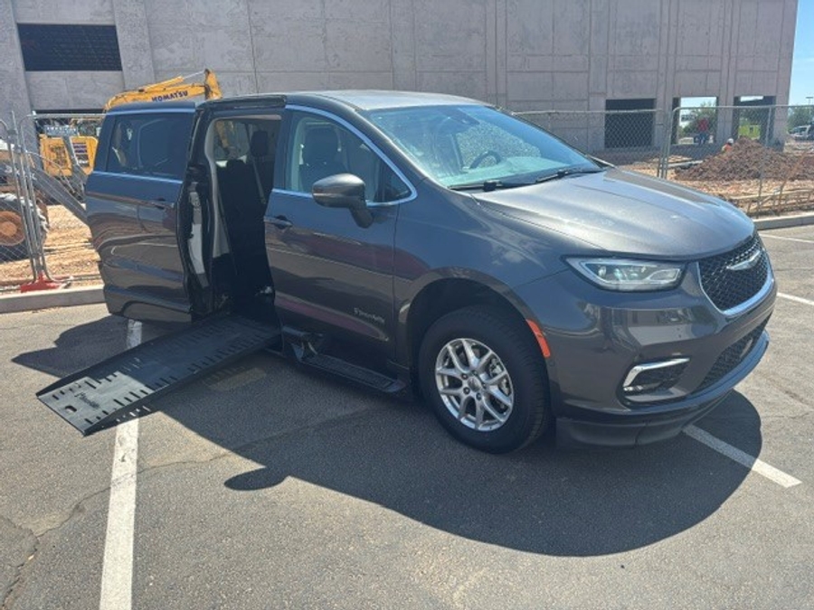 Used 2023 Chrysler Pacifica Touring L Sport - BraunAbility Side Entry Fold Out Automatic Ramp