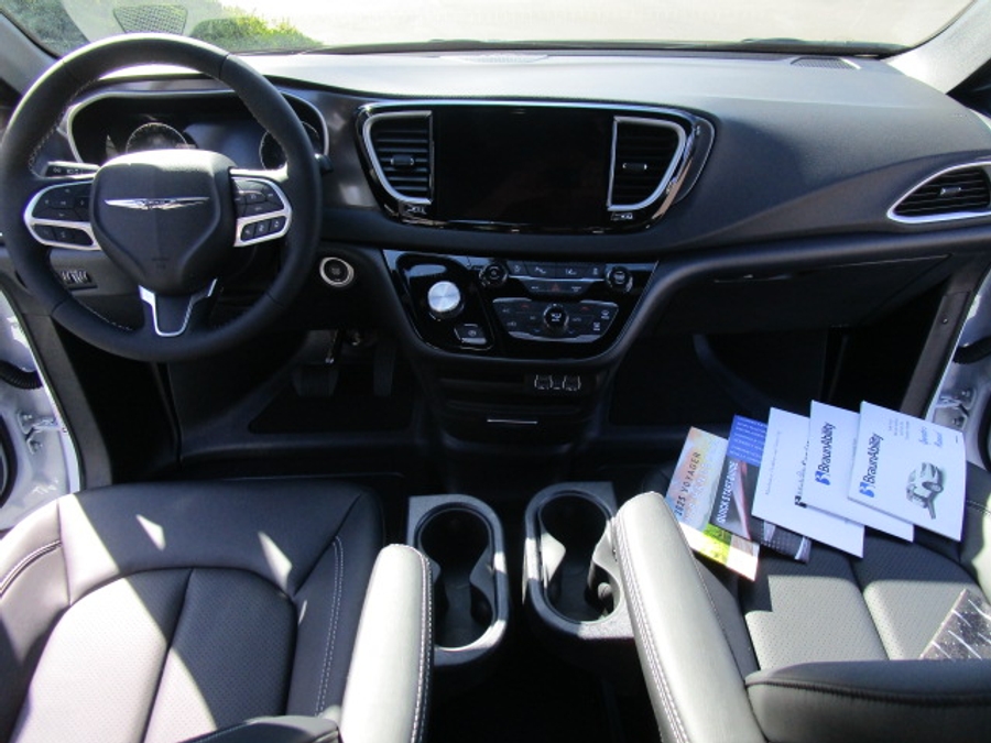 New 2025 Chrysler Voyager LX - BraunAbility Commercial Side Entry Entry Fold Out Manual Ramp