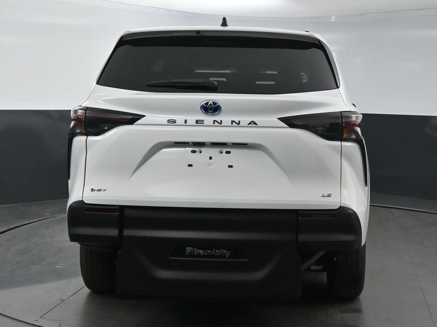 New 2025 Toyota Sienna Hybrid LE - BraunAbility Commercial Rear Entry Entry Fold Out Manual Ramp