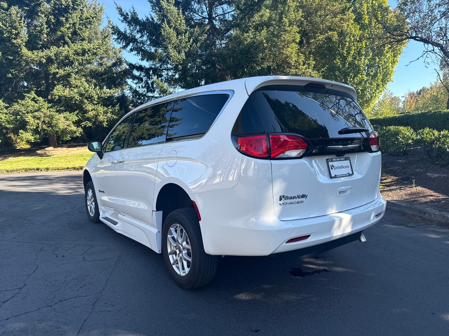 Used 2024 Chrysler Voyager LX - BraunAbility Side Entry Entry Fold Out Automatic Ramp