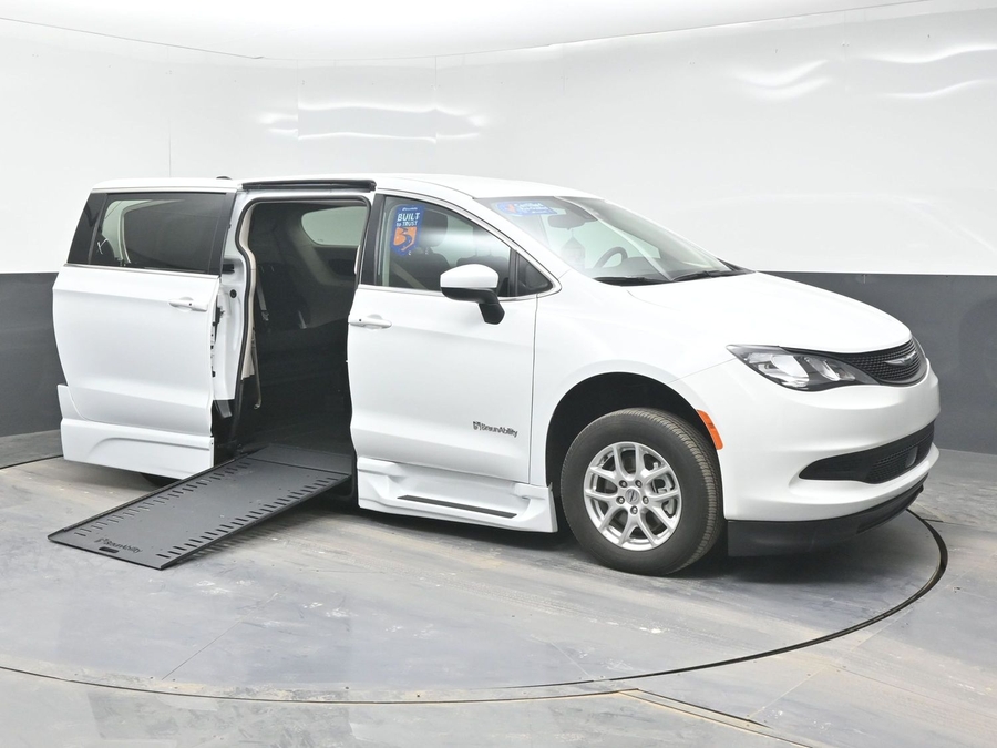Used 2023 Chrysler Voyager LX - BraunAbility Side Entry Entry In Floor Automatic Ramp