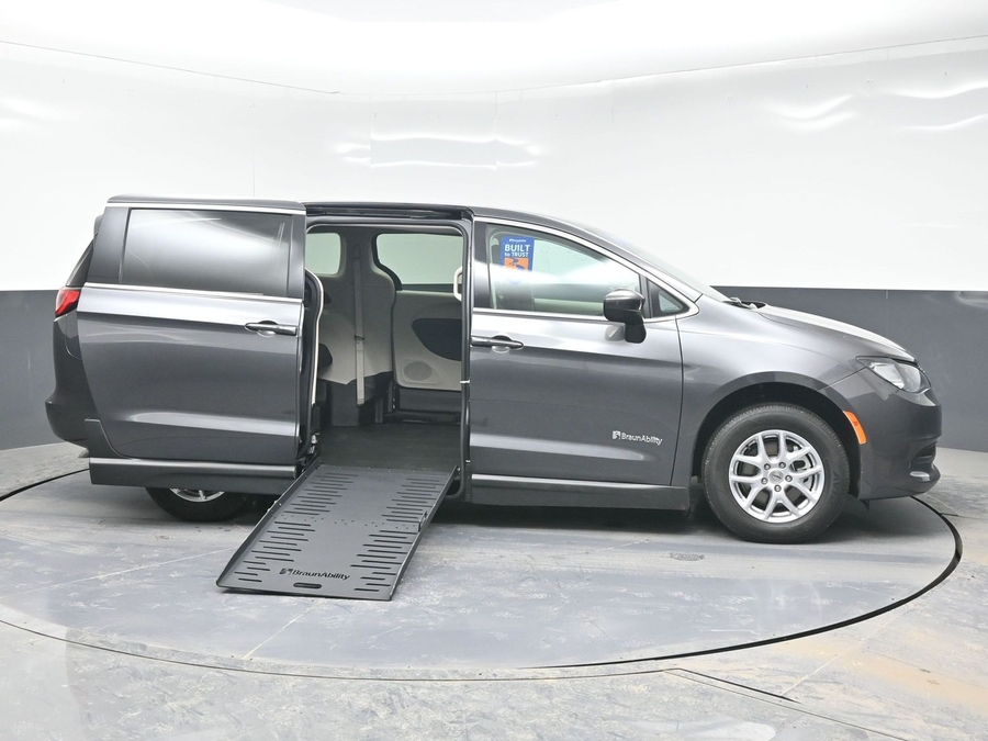 Used 2023 Chrysler Voyager LX - BraunAbility Side Entry Entry Fold Out Manual Ramp