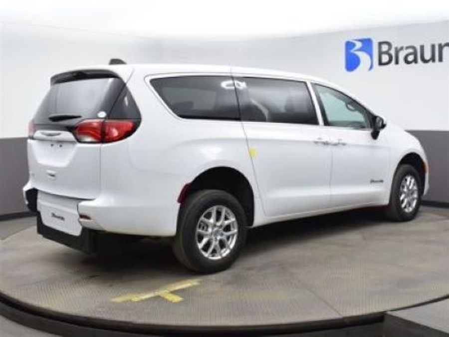 Used 2023 Chrysler Voyager LX - BraunAbility Rear Entry Fold Out Manual Ramp