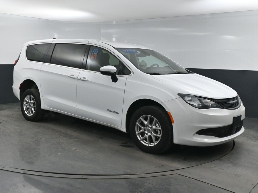 Used 2023 Chrysler Voyager LX CPO - BraunAbility Rear Entry Entry Fold Out Manual Ramp