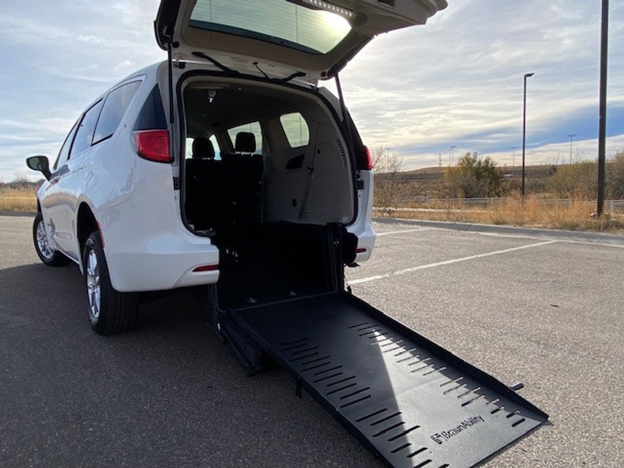 Used 2023 Chrysler Voyager LX - BraunAbility Rear Entry Entry Fold Out Manual Ramp