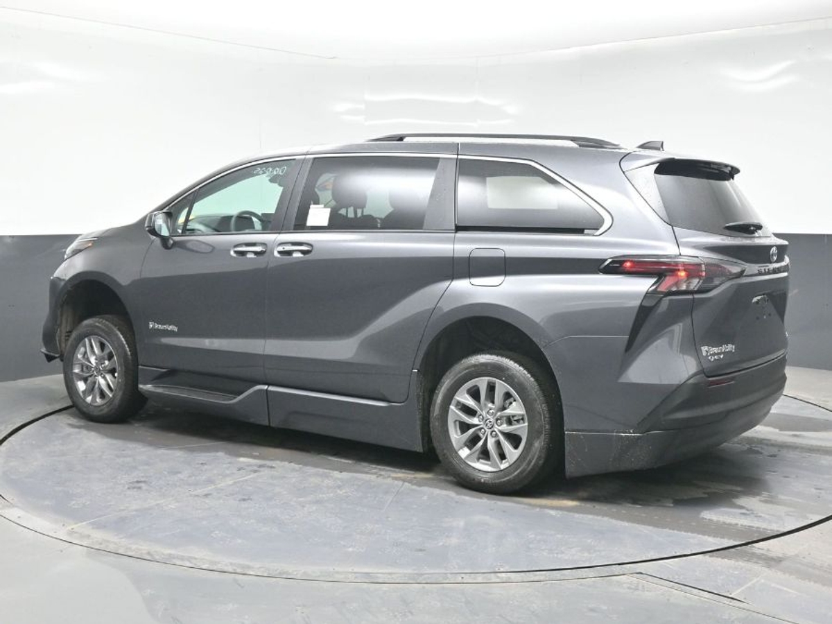 Grey Toyota Sienna with Side Entry Automatic Fold Out ramp