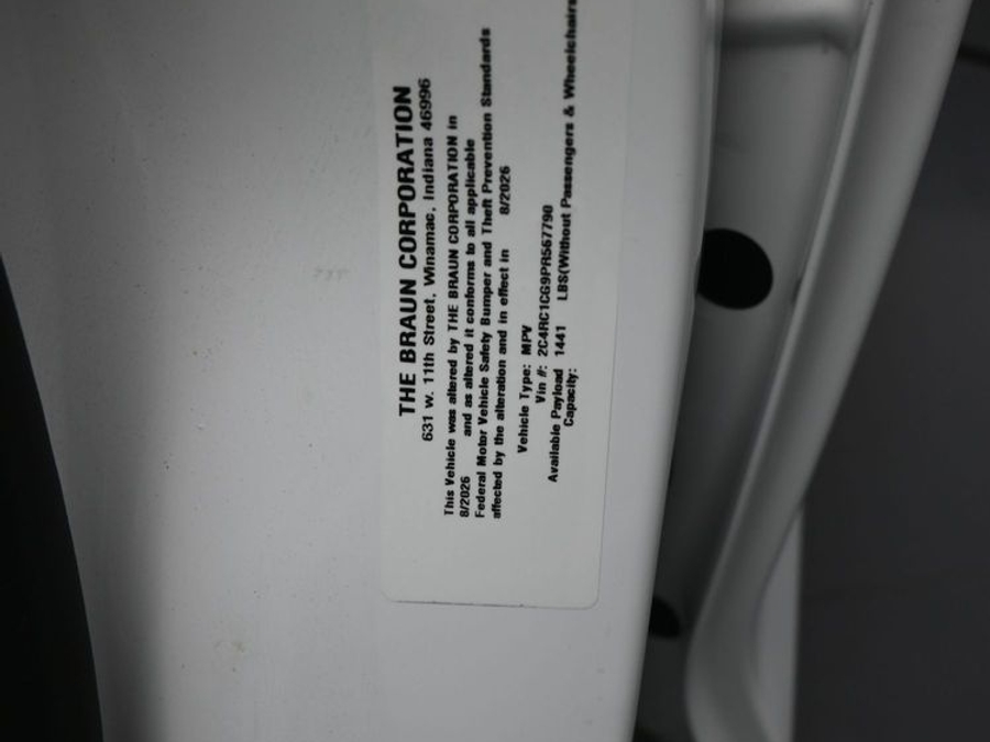 Used 2023 Chrysler Voyager LX - BraunAbility Rear Entry Fold Out Manual Ramp