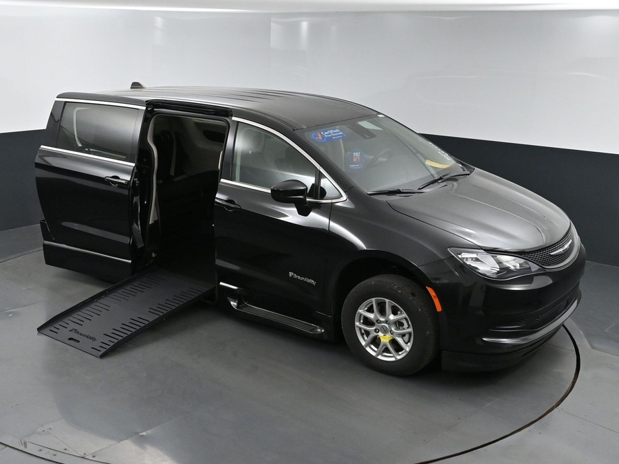 Used 2023 Chrysler Voyager LX - BraunAbility Side Entry Entry Fold Out Automatic Ramp