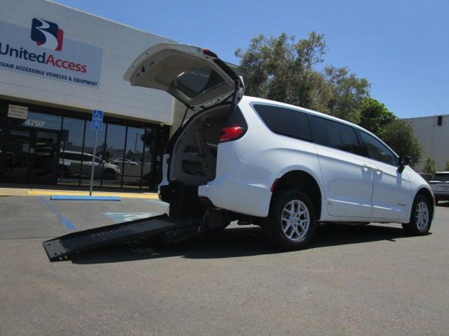 Used 2024 Chrysler Pacifica Touring L - BraunAbility Rear Entry Entry Fold Out Manual Ramp