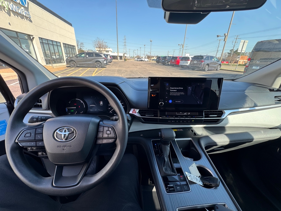 Blue Toyota Sienna with Rear Entry Manual Fold Out ramp