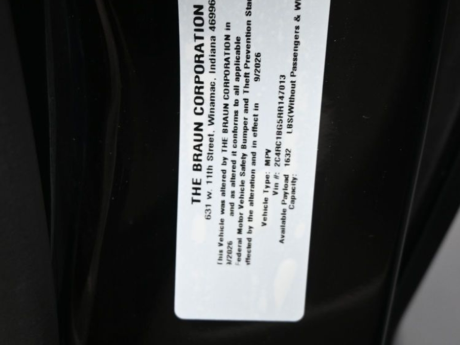 Used 2024 Chrysler Pacifica Touring L - BraunAbility Side Entry Fold Out Manual Ramp