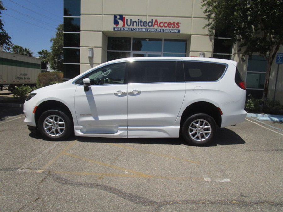 Used 2023 Chrysler Voyager LX Base - BraunAbility Side Entry Fold Out Automatic Ramp