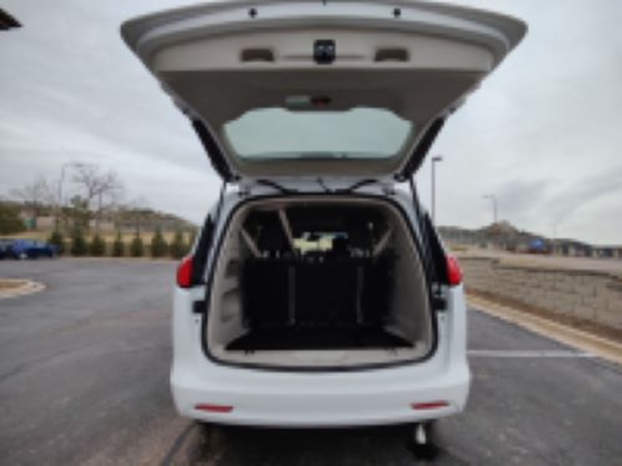 New 2025 Chrysler Voyager LX w QRT Max - BraunAbility Commercial Side Entry Entry Fold Out Manual Ramp