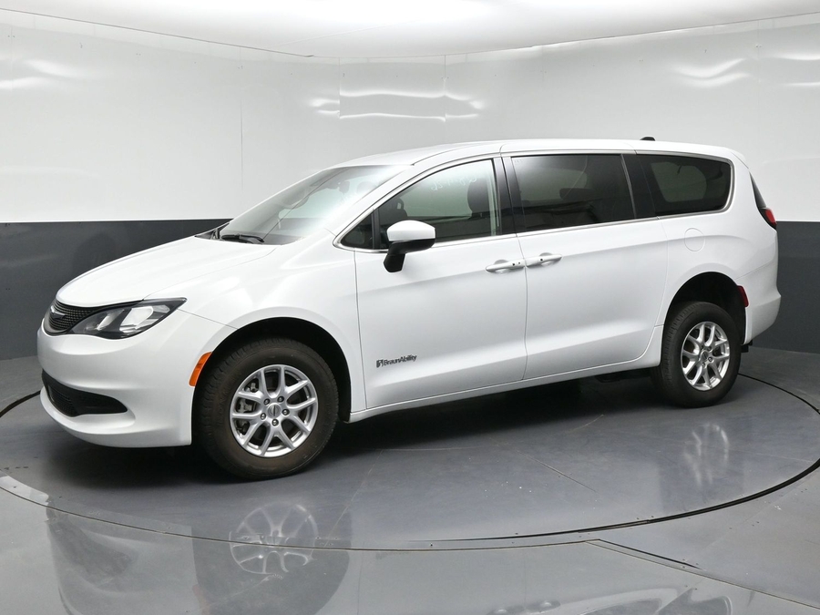 Used 2023 Chrysler Voyager LX - BraunAbility Rear Entry Fold Out Manual Ramp