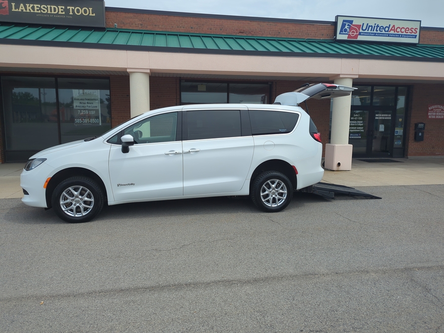 Used 2023 Chrysler Voyager LX - BraunAbility Rear Entry Entry Fold Out Manual Ramp
