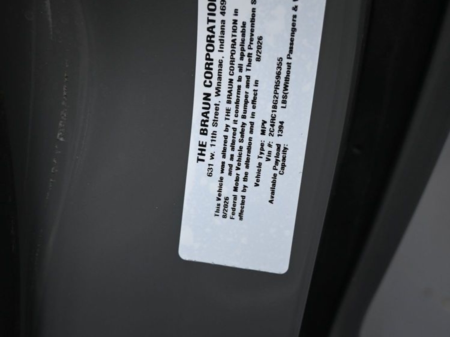 Used 2023 Chrysler Pacifica Touring L - BraunAbility Side Entry Fold Out Automatic Ramp